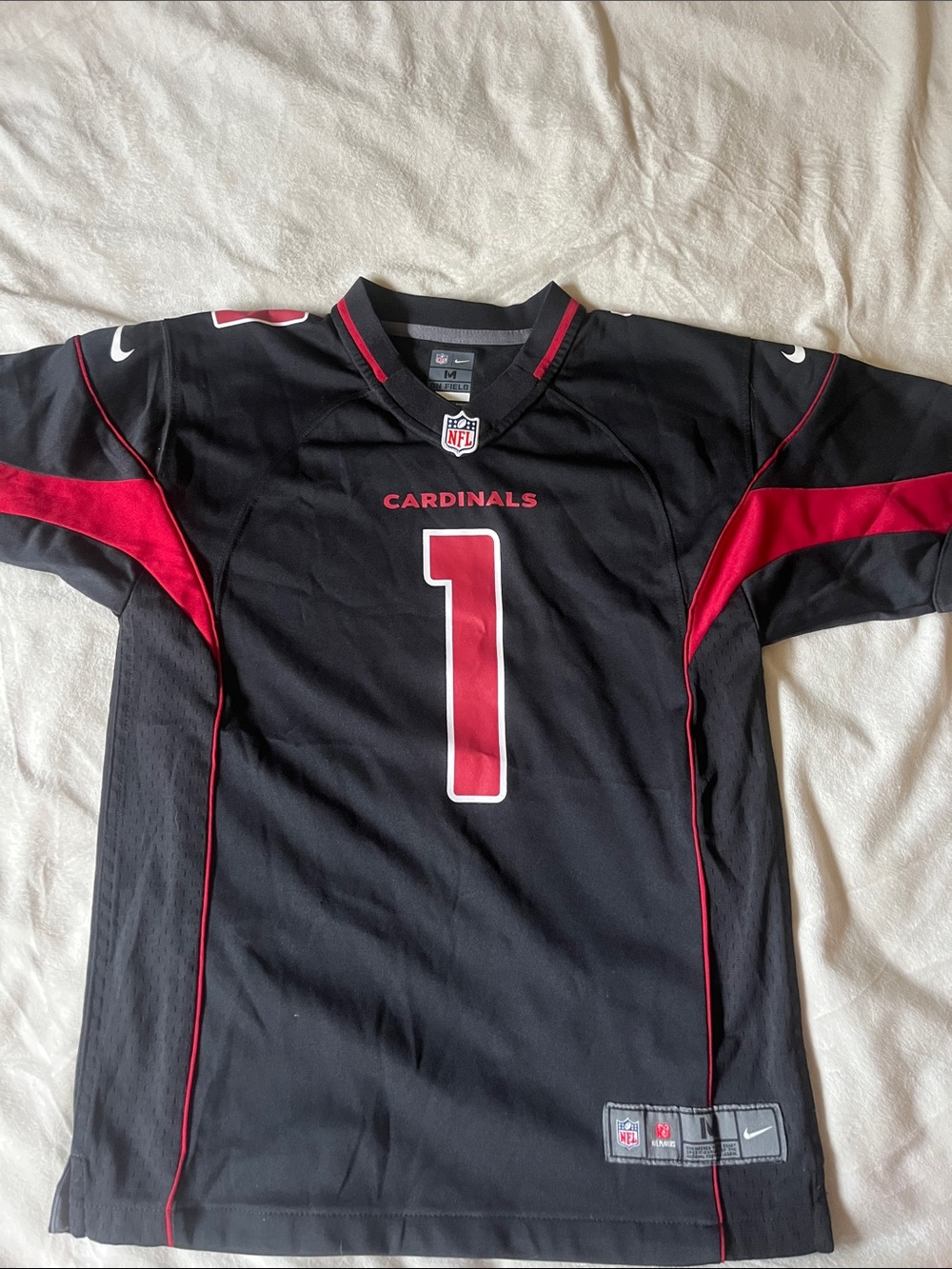 Nike Arizona Cardinals #1 Black & Red Youth M NFL Jersey- Kyler Murray